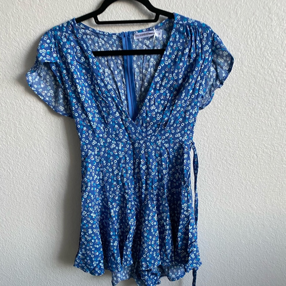 Sundae Muse blue romper, brand new